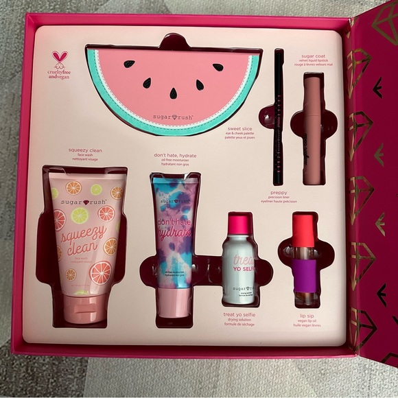 SUGAR RUSH by Tarte Limited Edition Pink Vault BOX - Picture 1 of 6